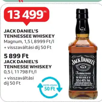 Auchan Jack daniel's tennessee whiskey ajánlat