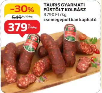 Auchan Tauris gyarmati füstölt kolbász ajánlat