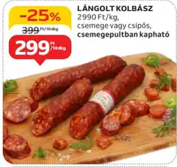 Auchan Lángolt kolbász ajánlat