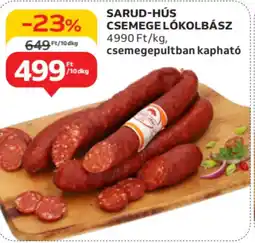 Auchan Sarud-hús csemege lókolbász ajánlat