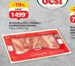 Auchan Öcsi szeletelt, füstölt, gyorspácolt bacon ajánlat