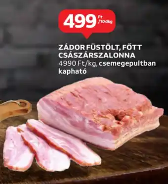 Auchan Zádor füstölt, főtt császárszalonna ajánlat