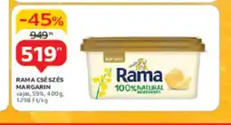 Auchan Rama Cseeszés Margarin ajánlat