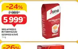 Auchan Segafredo Intermezzo szemes kávé ajánlat