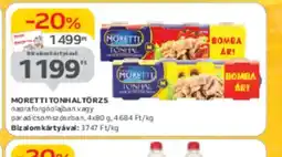 Auchan Moretti Tonhal Törzs ajánlat