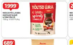 Auchan Nescafé Classic Instant Kávé Utántöltő ajánlat