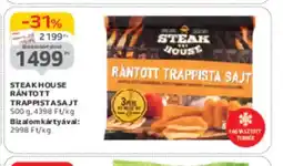 Auchan Steak House Rántott Trappista Sajt ajánlat