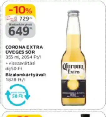 Auchan Corona Extra Üveges Sör ajánlat