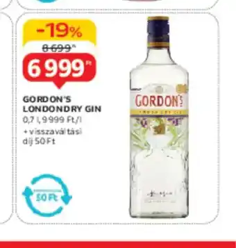 Auchan Gordon's London Dry Gin ajánlat