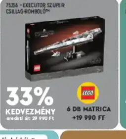 Auchan LEGO 75356Executor Szuper R Csillagrombol ajánlat