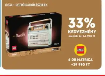 Auchan LEGO 10314Retr rádikészülék ajánlat