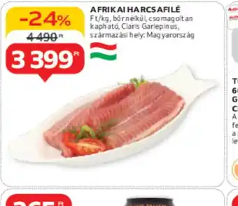 Auchan Afrikai harcsafilé ajánlat