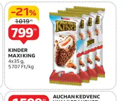 Auchan Kinder Maxi King ajánlat