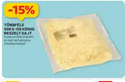 Auchan Többféle 500 g-os König reszelt sajt ajánlat