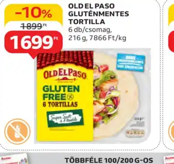 Auchan Old El Paso Gluténmentes Tortilla ajánlat