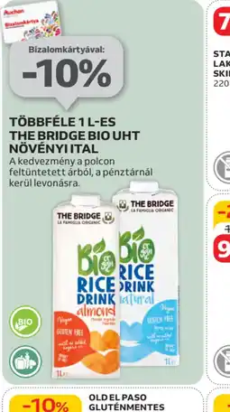 Auchan Többféle 1 l-es The Bridge Bio UHT Növényital ajánlat