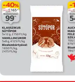 Auchan Klasszikus Sütopor Vanillincukor ajánlat