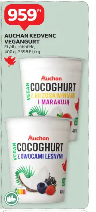 Auchan Auchan Kedvenc Vegángurt ajánlat