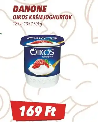 CBA Danone oikos krémjoghurtok ajánlat