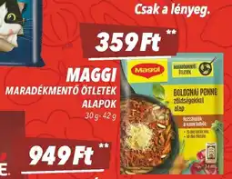 CBA Maggi maradékmentő ötletek alapok ajánlat