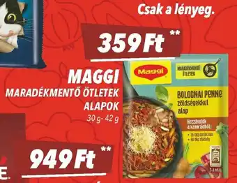 CBA Maggi maradékmentő ötletek alapok ajánlat