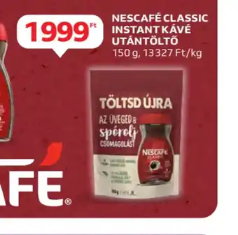 Auchan Nescafé Classic Instant Kávé Utántöltő ajánlat