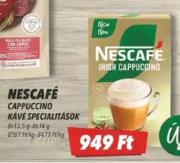 CBA Nescafé cappuccino kávé specialitások ajánlat