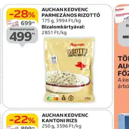 Auchan Auchan Kedvenc Parmezános Rizott ajánlat