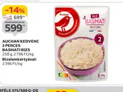 Auchan Auchan Kedvenc 2 Perces Basmati Rizs ajánlat