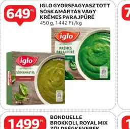 Auchan Iglo Gyorsfagyasztott Sska Amártás vagy Krémes Parajpüré ajánlat