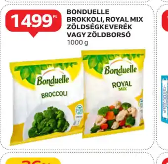 Auchan Bonduelle Brokkoli, Royal Mix zöldségkeverék vagy zöldbors ajánlat