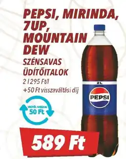 CBA Pepsi, mirinda, 7up, mountain dew ajánlat