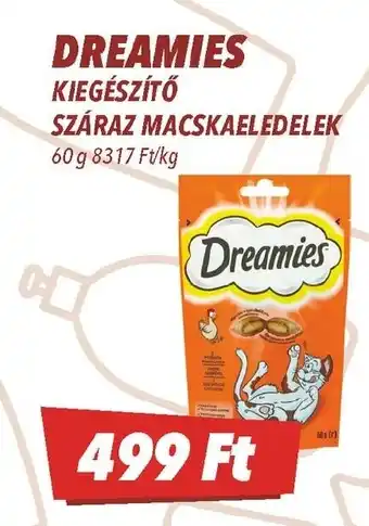 CBA Dreamies kiegészítő száraz macskaeledelek ajánlat