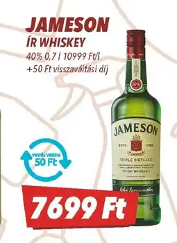 CBA Jameson ír whiskey ajánlat