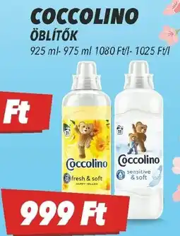 CBA Coccolino öblítők ajánlat