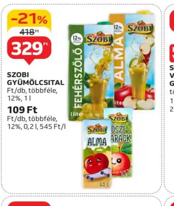 Auchan Szöbi Gyümölcsital ajánlat