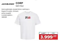 Hervis Jack jones Corp férfi póló ajánlat