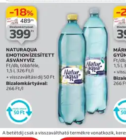 Auchan Naturaqua Emotion Ízesített Ásványvíz ajánlat