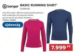 Hervis B benger basic running shirt futófelső ajánlat