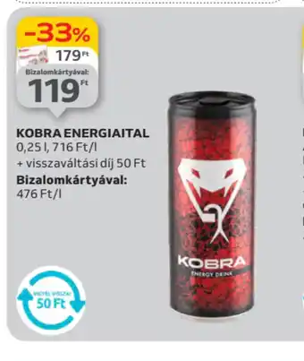 Auchan Kobra Energiital ajánlat