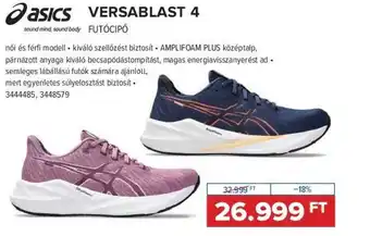 Hervis Asics versablast 4 futócipő ajánlat