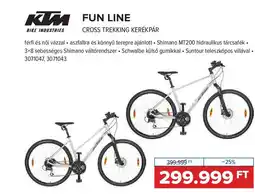 Hervis Ktm fun line cross trekking kerékpár ajánlat