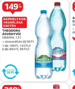 Auchan Theodora ásványvíz ajánlat