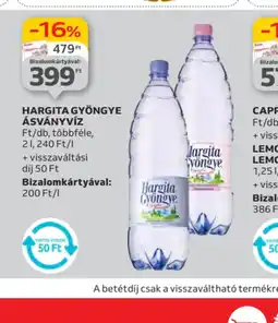 Auchan Hargita Gyöngye Ásványvíz ajánlat