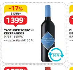 Auchan Taschner Soproni Kékfrankos ajánlat