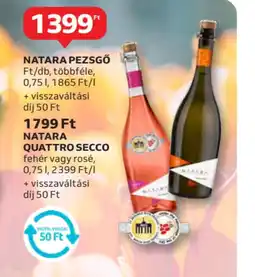 Auchan Natara pezsgő ajánlat