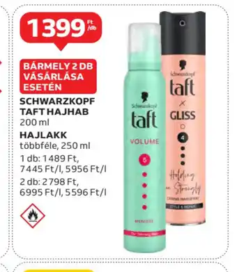 Auchan Schwarzkopf Taft Hajhab ajánlat