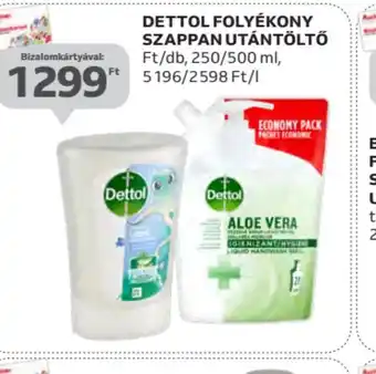 Auchan Dettol folyékony szappan utánptl ajánlat