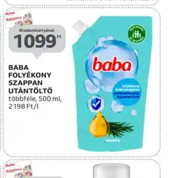 Auchan Baba folyékony szappan utántöltő ajánlat