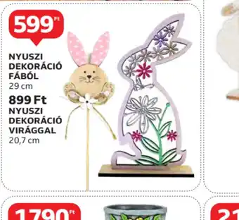 Auchan Nyuszi dekoráci fábl ajánlat